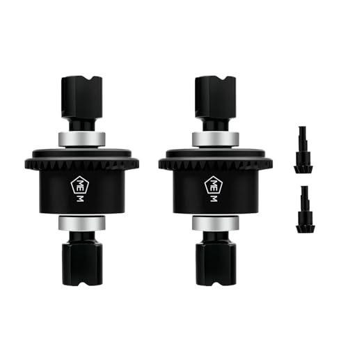 2PCS Front Rear Limited Slip Differential EXB Diff Gear 43T 10T for Arrma 1/7 Infraction Fireteam Mojave Limitless 1/8 Kraton Outcast Notorious Talion Typhon 6S BLX & EXB Upgrade Parts Black