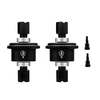 2PCS Front Rear Limited Slip Differential EXB Diff Gear 43T 10T for Arrma 1/7 Infraction Fireteam Mojave Limitless 1/8 Kraton Outcast Notorious Talion Typhon 6S BLX & EXB Upgrade Parts Black