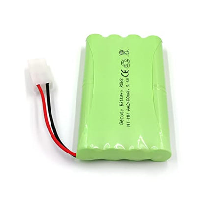 9.6V 2400mAh NiMH AA Rechargeable Battery Pack, 8S AA RC Battery with KET 2P Connector & USB Charging Cable for RC Car, RC Battle Tank, RC Boat