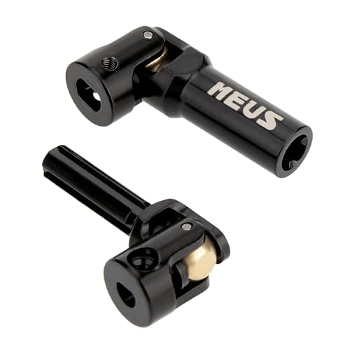 MEUS RACING Stainless Steel TRX4M Driveshaft, Drive Shaft for Traxxas 1/18 TRX4M High Trail K10/F150 RC Crawler Upgrade Parts, Black