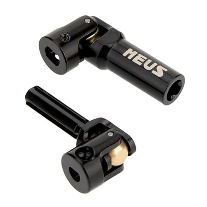 MEUS RACING Stainless Steel TRX4M Driveshaft, Drive Shaft for Traxxas 1/18 TRX4M High Trail K10/F150 RC Crawler Upgrade Parts, Black
