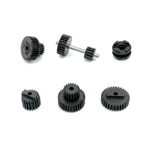 CRUMPS 370 Motor 2 Speed Gearbox with Steel Gear Drive Shaft for WPL C14 C24 B14 B36 MN D90 MN-90 MN99S RC Car Upgrades Parts (Color : Heightening Bracket) - color: Heightening Bracket