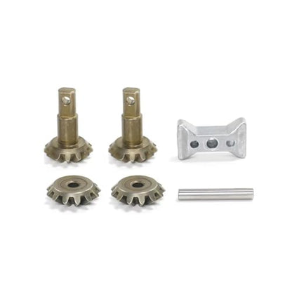 for Traxxas for Slash 4x4 for Stampede for Rustler for Hoss HQ727 Gears 6882X Metal Differential Gear Set Output Gears RC Car Repair Kit