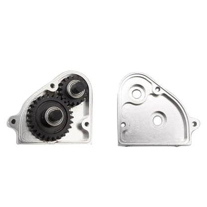 Components for MN MN86 MN86S MN86K MN86KS G500 1/12 Metal Transmission Gearbox Transfer Case RC Crawler Car Upgrade Parts(Silver) - color: Silver