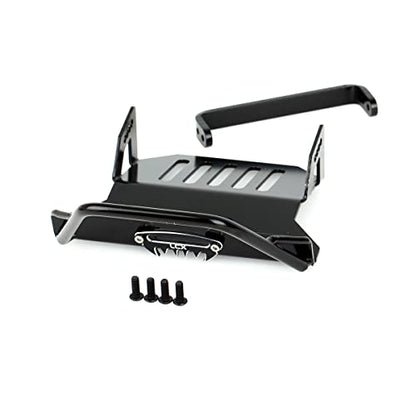 LCX Racing 1/10th RC Crawler Car Metal Front Bumper for TRX4 TRX-4 TRX6 TRX-6 6×6 G63, Upgrades Parts Accessories