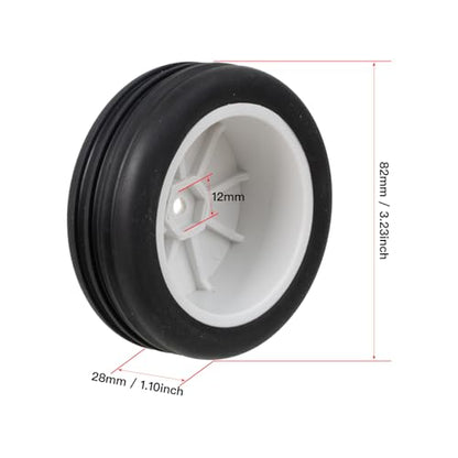 1/10 Off-Road Front & Rear Wheels Rims and Rubber Tires 12mm Hex Hub Foam Inserts for Tamiya TT-02B DF-02 SRX2 SRX4 Bandit Tekno EB410 2WD RC Car Upgrades