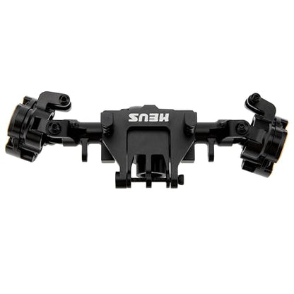 MEUS RACING Ascent 18 Axle Housing with Diff Covers and Steering Knuckles for for Redcat Ascent-18 Apex Upgrades 1/18 RC Crawler (Black) - color: Black