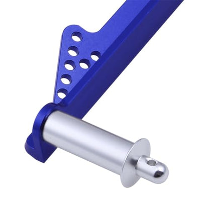 Hobbypark Aluminum Front & Rear Body Mounts with Body Posts Upgrade Parts for 1/10 Traxxas Slash 2WD Rustler Stampede VXL (Navy Blue) - color: Navy Blue
