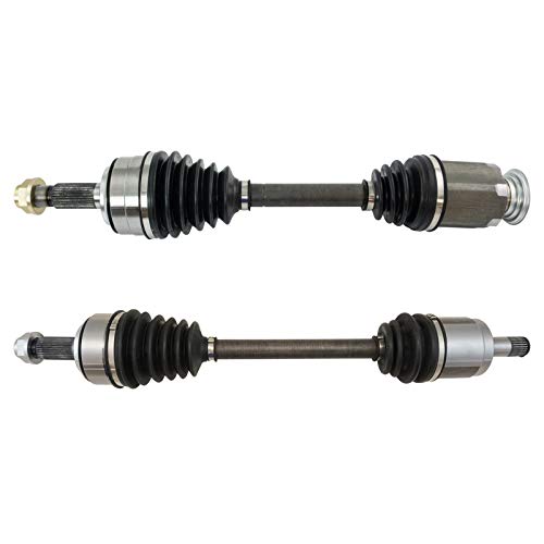 TRQ Front 2 Piece CV Axle Shaft Assembly Set | For 07-14 Honda CR-V Driver & Passenger Side - style: CSA72815