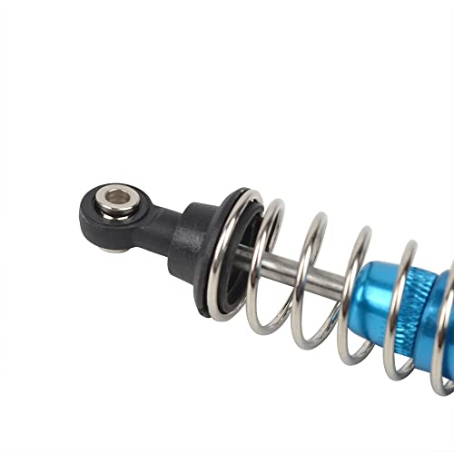 Aluminum Front & Rear Shock Absorber Assembled for Tamiya TT-02B Redcat Hongnor LRP HPI Team LOSI 1/10 Buggy Car (Blue) - color: Blue