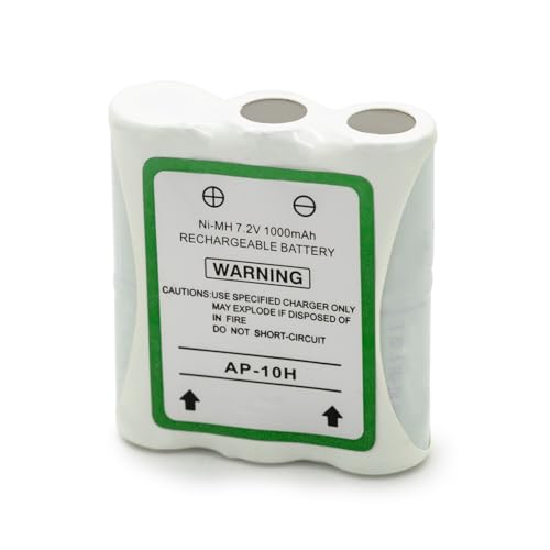 ExpertPower® 7.2V 1000mAh NiMH Battery for Motorola HNN9044, HNN9056A | Compatible with Radius P50, Spirit MU21CV, SP50+, Talkabout DPS & More | Compact Rechargeable Battery Pack - size: HNN-9044