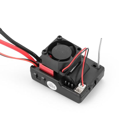 HAIBOXING 1/12TH 1/16TH Scale RC Cars Part Receiver, Brushless RC Truck Spare Parts Brushless ESC/Receiver with Cooling Fan Apply to 903A & 16890A (E785)
