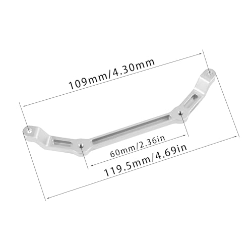Magnetic Body Post Conversion & Lift Kit Set for 1/12 RC Crawler - Adjustable Height, Strong Magnets for MN128 MN86 G500 Upgrade (46g) (Silver) - color: Silver