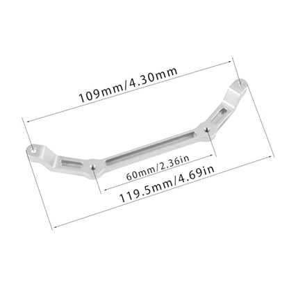 Magnetic Body Post Conversion & Lift Kit Set for 1/12 RC Crawler - Adjustable Height, Strong Magnets for MN128 MN86 G500 Upgrade (46g) (Silver) - color: Silver