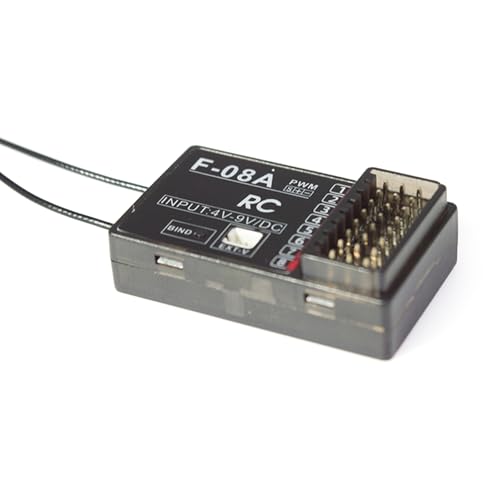4/6/8CH Receiver Multiple Frequency F04A F06A F08A for Remote Models Enhances Stability and Easy Installation