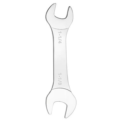 Super-Thin Open End Wrench, 3mm Ultra Thin Open End Wrenches SAE 1-1/8" x 1-1/4" Chrome Vanadium Steel Wrench for Tight Spots Repair - size: 1-1/8" x 1-1/4"