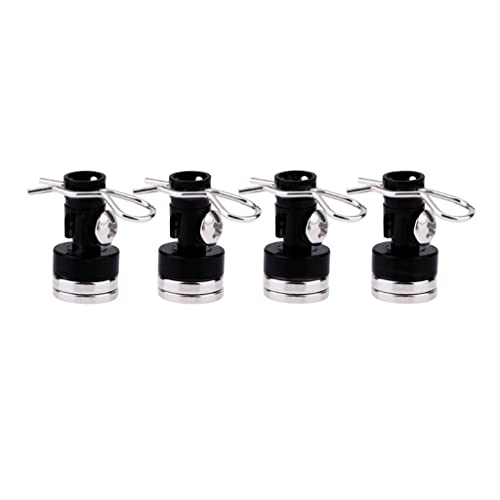 4pcs Metal Magnetic Invisible Body Post Mounts for 1/10 RC Car Touring Truck Rock Crawler