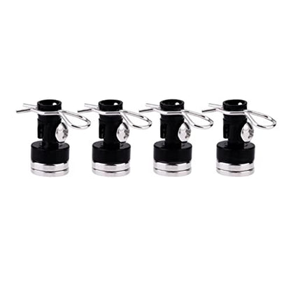 4pcs Metal Magnetic Invisible Body Post Mounts for 1/10 RC Car Touring Truck Rock Crawler