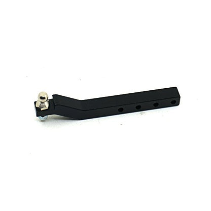 1/10th RC Metal Trailer Hitch Tow Hook Bumper CNC Aluminum Trailer Tow Trailer Drop Hitch Receiver Upgrades Parts Compatible with Axial SCX10 II 90046 1/10 RC Crawler Car