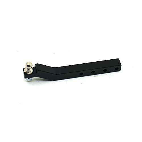 1/10th RC Metal Trailer Hitch Tow Hook Bumper CNC Aluminum Trailer Tow Trailer Drop Hitch Receiver Upgrades Parts Compatible with Axial SCX10 II 90046 1/10 RC Crawler Car