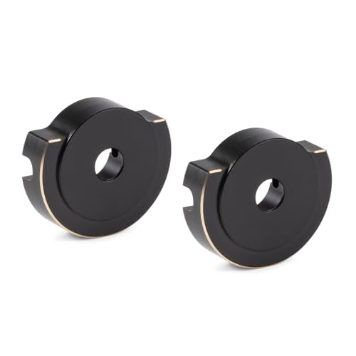 Brass Steering Knuckle Weights for Vanquish H10 Optic Sparco Yokohama RTR 1/10 RC Crawler Straight Axles Low Offset Upgrade (Rear Axle Tube Cap)