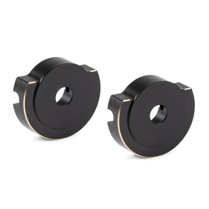 Brass Steering Knuckle Weights for Vanquish H10 Optic Sparco Yokohama RTR 1/10 RC Crawler Straight Axles Low Offset Upgrade (Rear Axle Tube Cap)