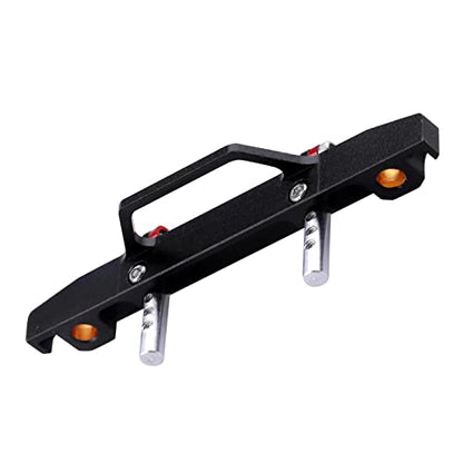 for SCX24 Front Bumper Aluminum Compatible with Axial SCX24 Deadbolt 90081 1/24 RC Crawler Accessories