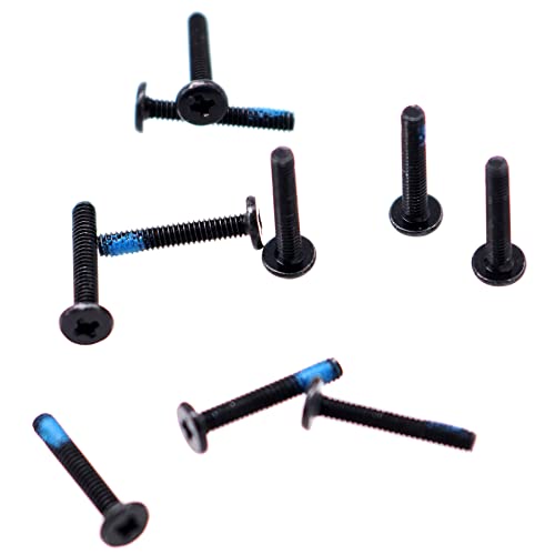 Deal4GO M2x12mm Flat-Head Phillips Screw Replacement for ASUS Dell HP Acer Lenovo MSI Laptop RC Car Vehicles Toys Bottom Case - Black - size: M2x12.0mm