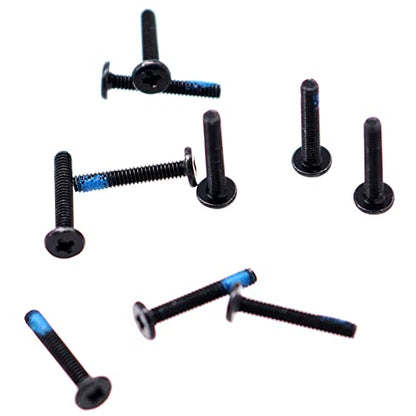 Deal4GO M2x12mm Flat-Head Phillips Screw Replacement for ASUS Dell HP Acer Lenovo MSI Laptop RC Car Vehicles Toys Bottom Case - Black - size: M2x12.0mm