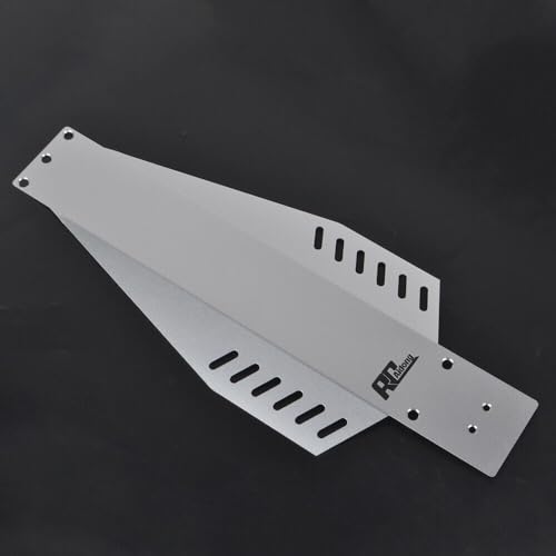 Aluminum Chassis Protector Skid Plate for 1/10 Traxxas Slash 2WD Rustler Bandit Replace Chassis VXL Upgrades