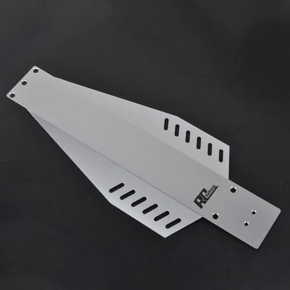 Aluminum Chassis Protector Skid Plate for 1/10 Traxxas Slash 2WD Rustler Bandit Replace Chassis VXL Upgrades