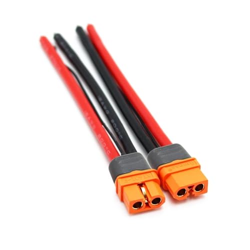 XT60I 12awg Silicone Wire XT60I Silicon Wire Connector With Signal Pin For Rc Car Power Featuring Parts And Accessories Upgrade Replacement Use RC Upgrade Parts