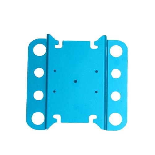 360 Degree Rotation Stable Flexible RC Car Work Stand for 1/10 1/8 Scale Simulation Climbing Vehicles Alloy (Blue) - color: Blue