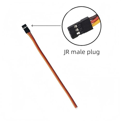 10 Pieces 3-Pin Servo Extension Cable Servo Extension Cord RC Wire Cable Connectors Compatible with RC JR Car Airplanes Drone