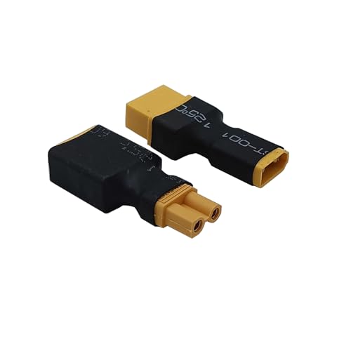 2 Pairs XT30 to XT60 Plug RC Male Female Connector Adapter for RC FPV Drone Car Lipo NiMH Battery Charger ESC