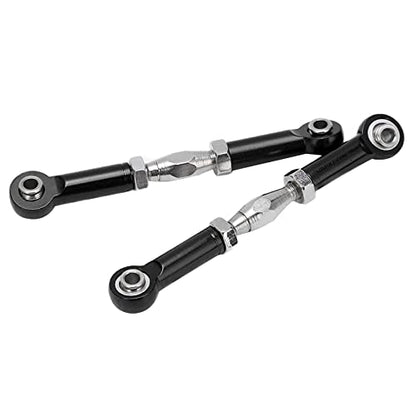 Front Sway Bar Kit with 2.7 inch Aluminum Alloy Arms High Tensile Strength Front Anti Roll Bar Suspension Stabilizer for 1 7 Remote Control Cars Lightweight Sturdy RC (Black) - color: Black