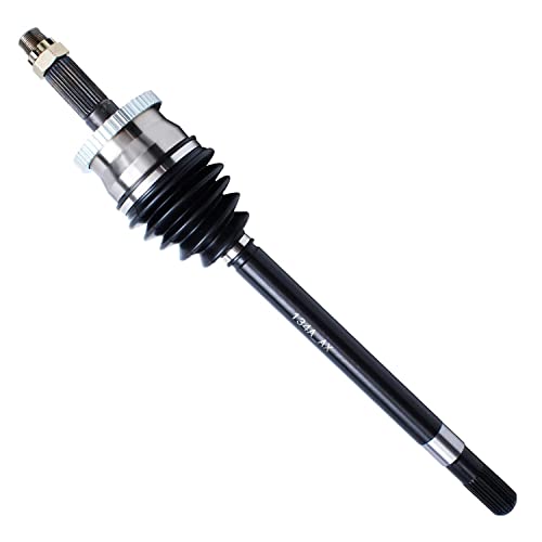 Detroit Axle - AWD Pair Front CV Axles for 1999-2004 Jeep Grand Cherokee | 2000 2001 2002 2003, 2 CV Axle Shafts Assembly Replacement - size: 2X2500319-NEW/Pair