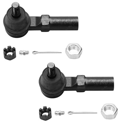 Detroit Axle - Front Knuckles Tie Rods for 2.5L Nissan Altima 2002 2003 | 2004 2005 2006 Steering Knuckles and Wheel Bearing Hubs Assembly Outer Tie Rod Ends Replacement - size: 4SU50554/Kit