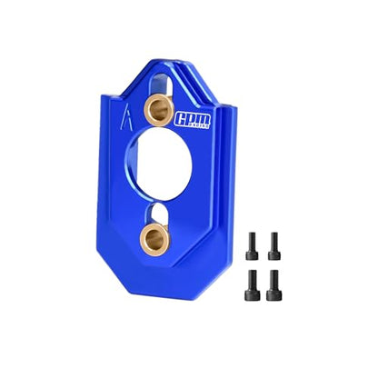 GPM 7075-T6 Alloy rc Adjustable Motor Mount Compatible with ARRMA 1/16 Quake Grom Gorgon RC Model Car, Upgrade Part (Blue) - color: Blue