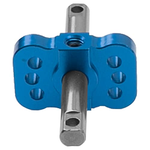Aluminum RC Differential Locker Spool 2WD Diff Locker Mounts Upgrades Part Compatible with 1/10 Traxxas Slash 2WD Rustler Stampede 2WD Bandit 2WD 1/10 RC Car (Blue) - color: Blue