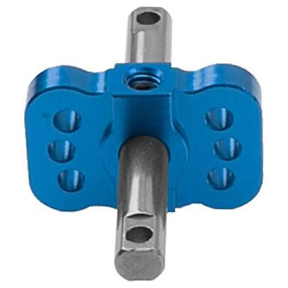Aluminum RC Differential Locker Spool 2WD Diff Locker Mounts Upgrades Part Compatible with 1/10 Traxxas Slash 2WD Rustler Stampede 2WD Bandit 2WD 1/10 RC Car (Blue) - color: Blue