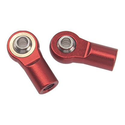 10Pcs ShareGoo M4 Ball Joint,M4 Tie Rod End 4mm Thread Ball Head Holder Link Compatible with Axial SCX10-II 90046 90047 D90 TRX-4 1/10 RC Crawler Car,L20mm