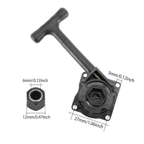 for Nitro Engine Electric Drill Starter Cover 11011 11012 11003 Shaft Rod R025 Bearing R020 Handle Pull for SH 16 18 21 28 RC Car(R020 and R025) - size: R020 and R025
