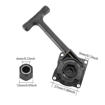 for Nitro Engine Electric Drill Starter Cover 11011 11012 11003 Shaft Rod R025 Bearing R020 Handle Pull for SH 16 18 21 28 RC Car(R020 and R025) - size: R020 and R025