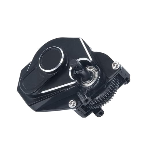 Compatible Metal Complete Assembled 2 Speed Gearbox Transmission Compatible with 1/24 RC Crawler Car SCX24 C10