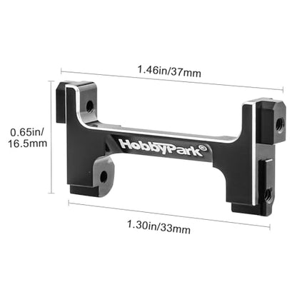 HobbyPark Aluminum Metal Rear Bumper Mounts for Traxxas TRX4M 1/18 RC Crawler - style: Rear