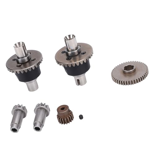 RC Differential Gear Set for SCY 16101 16102 16103 1/16 Scale RC Cars - High Hardness Metal Differentials and Gears Upgrade Set