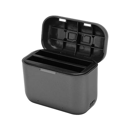 SUNGOOYUE Dual Channel Fast Battery Charger Hub for X3, with LED Indicator, Type C Cable, ABS Case and Comprehensive Protection