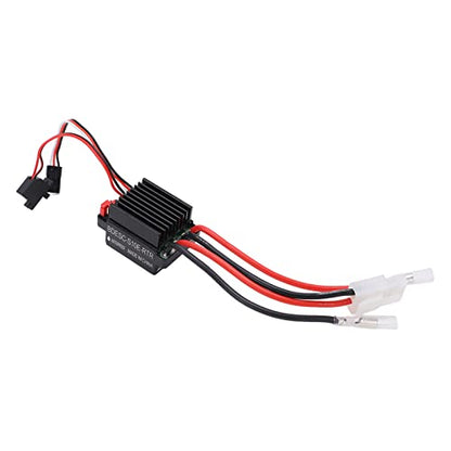 Alomejor 550 Brushed Motor with 320A ESC Set Car Copper Windings Strong Magnet, Bidirectional Bearings for RC Rock Crawler (12T) - size: 12T
