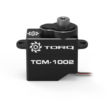 Helidirect TORQ 9g Mini-Z-Car Micro Programmable RC Servo - High Speed Titanium Gear Micro Digital Coreless Servo with Aluminium Case for 1/28 Scale RC Drift Car, Racing Cars Upgrade Parts (TCM-1002)